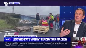 Laurent Escure (Unsa): "On aimerait dire en face à Emmanuel Macron qu'il y a une colère sourde, déterminée, qui est en train de monter"