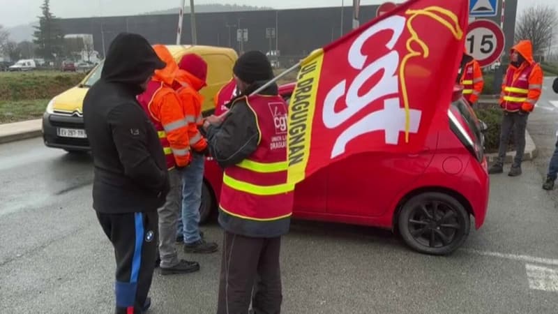 Les Arcs: des chauffeurs routiers mobilisés après deux mises à pied