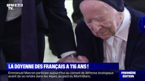 Sœur André, doyenne de France et même d'Europe, vient de fêter ses 116 ans