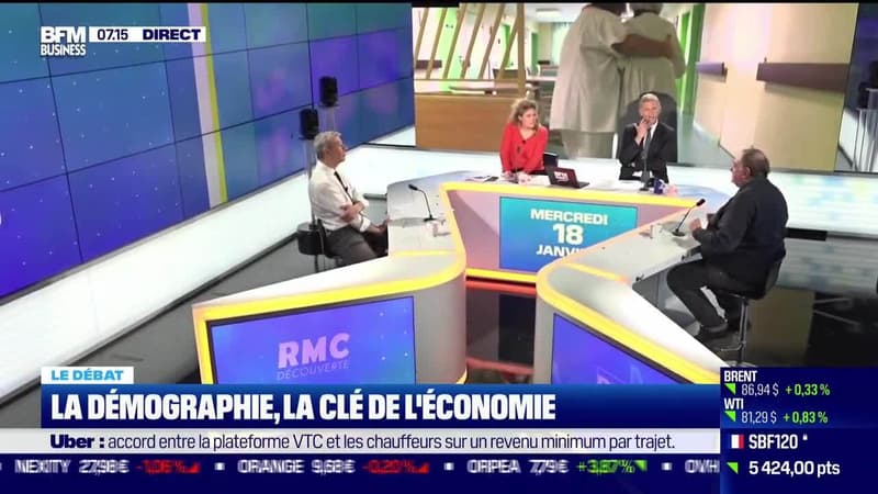 Le débat : La démographie, la clé de l'économie, par Jean-Marc Daniel et Nicolas Doze - 18/01