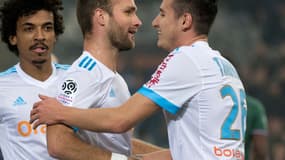 Luiz Gustavo, Valère Germain et Florian Thauvin