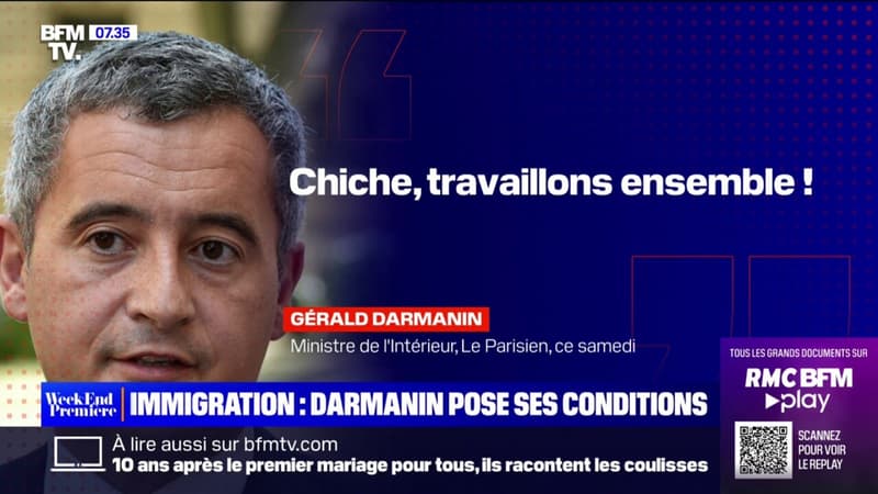 Immigration: Gérald Darmanin tend la main à la droite et pose ses conditions
