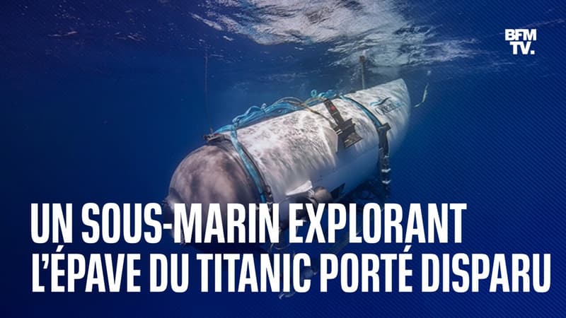 Un sous-marin touristique parti explorer l'épave du Titanic est porté disparu