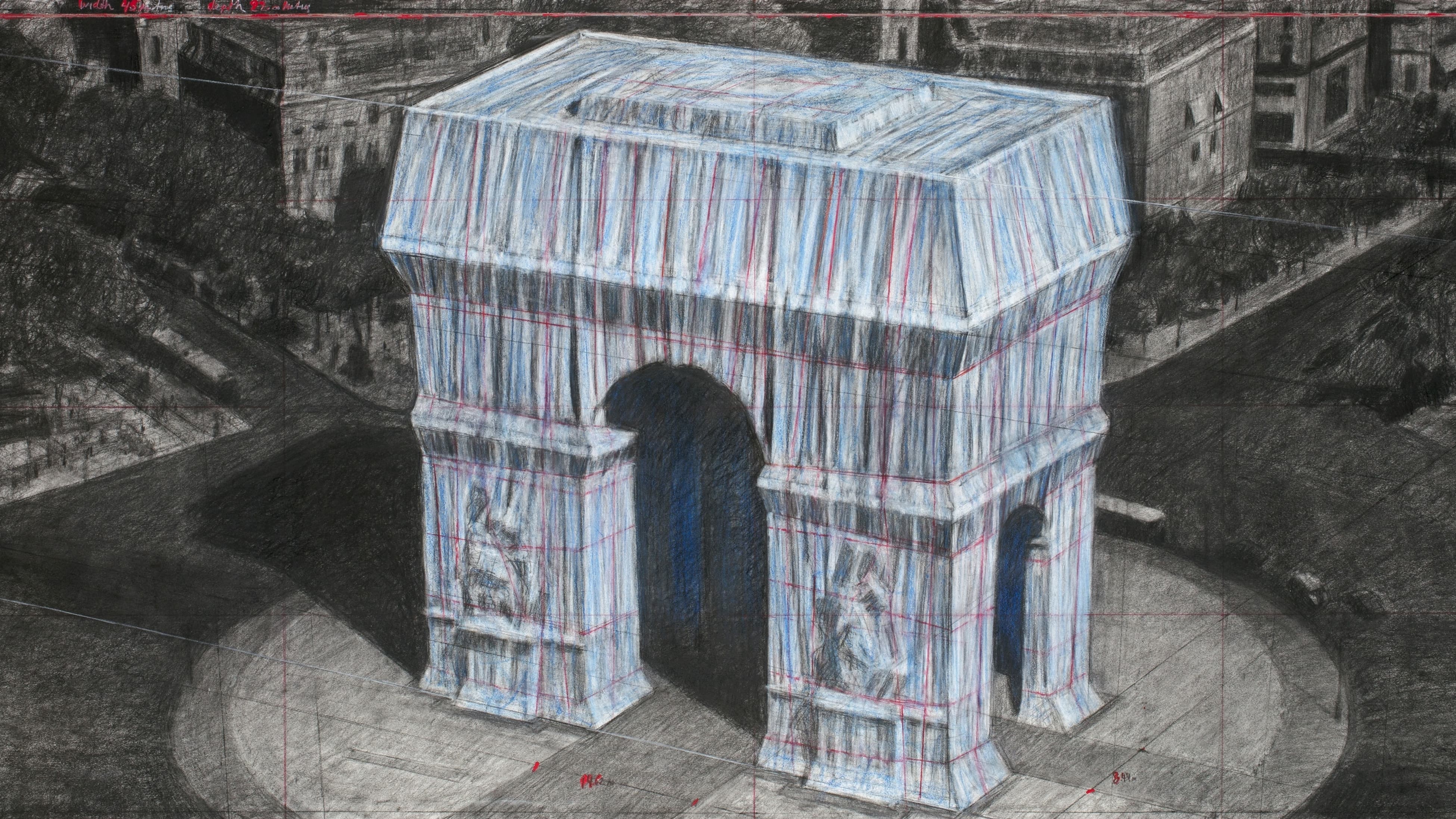 L'Arc de Triomphe emballé
