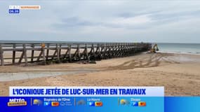 Luc-sur-Mer: la jetée des pêcheurs en travaux jusqu'au mois d'avril