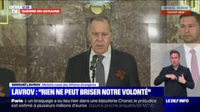 Sergueï Lavrov, ministre russe des Affaires étrangères: "Aucune sanction ne peut briser la volonté du peuple russe"