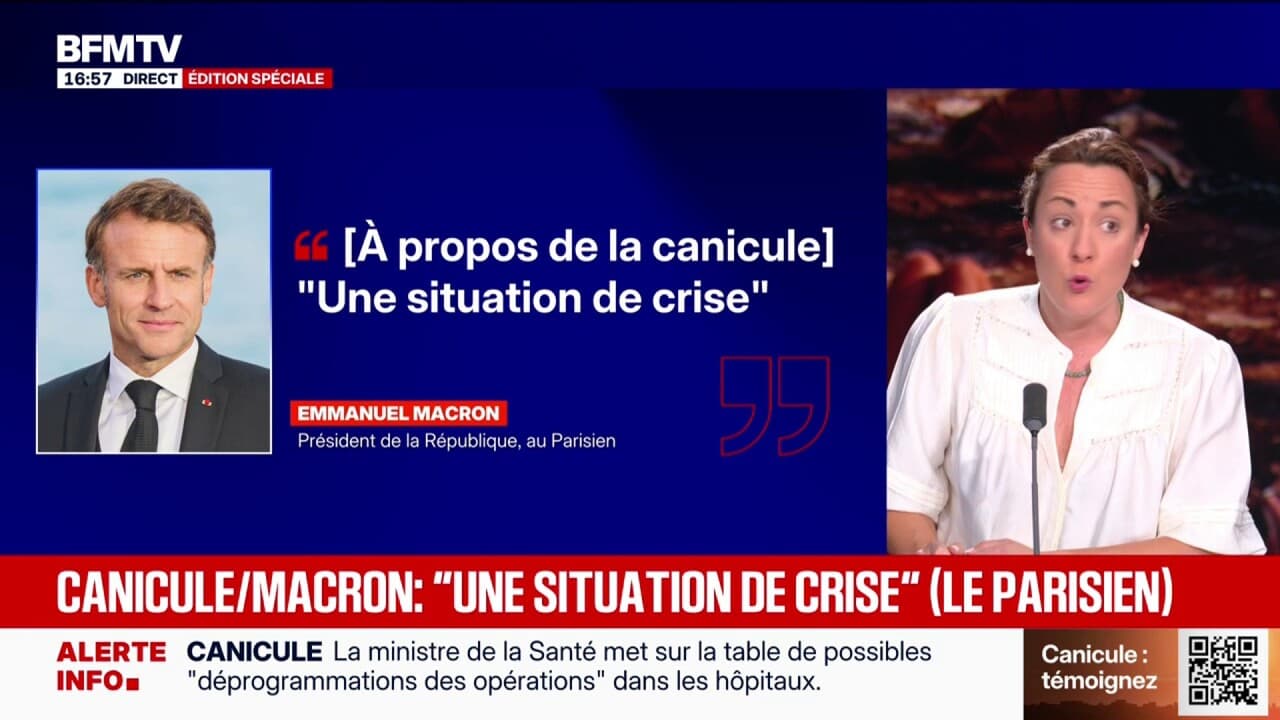 Sıcak Hava Dalgası: Macron 'Kriz Durumu'ndan Söz Etti
