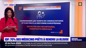 70% des médecins franciliens se disent prêts à rendre la blouse