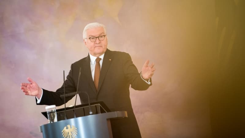 Le president allemand Frank Walter Steinmeier le 8 fevrier 2022 a Berlin 1234991