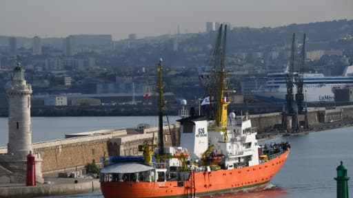 L'Aquarius de SOS Méditerranée est arrivé à Marseille le 29 juin 2018