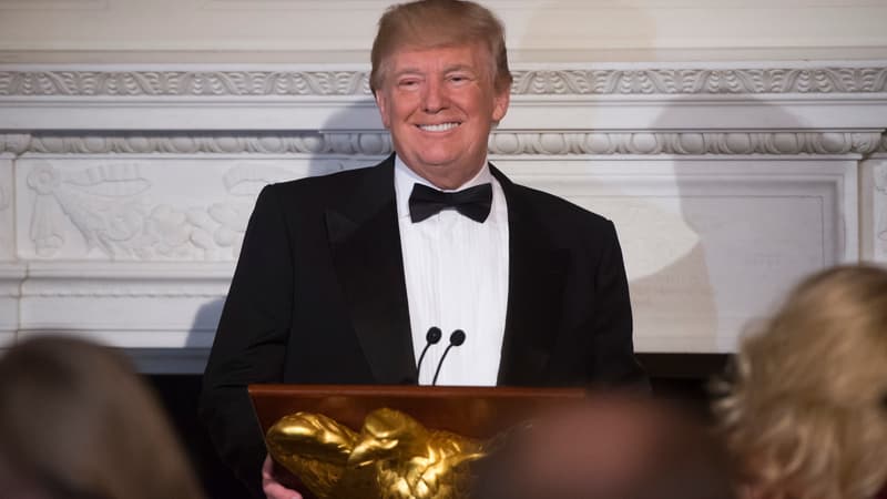 Donald Trump lors d'un dîner de gala à la Maison Blanche, le 26 février 2018.