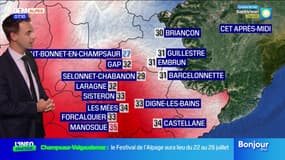 Météo Alpes du Sud: une journée ensoleillée avec peu de nuages, 30°C à Briançon et 33°C à Forcalquier
