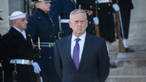 Le chef du Pentagone Jim Mattis, à Washington, le 16 mai 2017