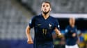 Amine Gouiri avec l'équipe de France Espoirs en juillet 2023.