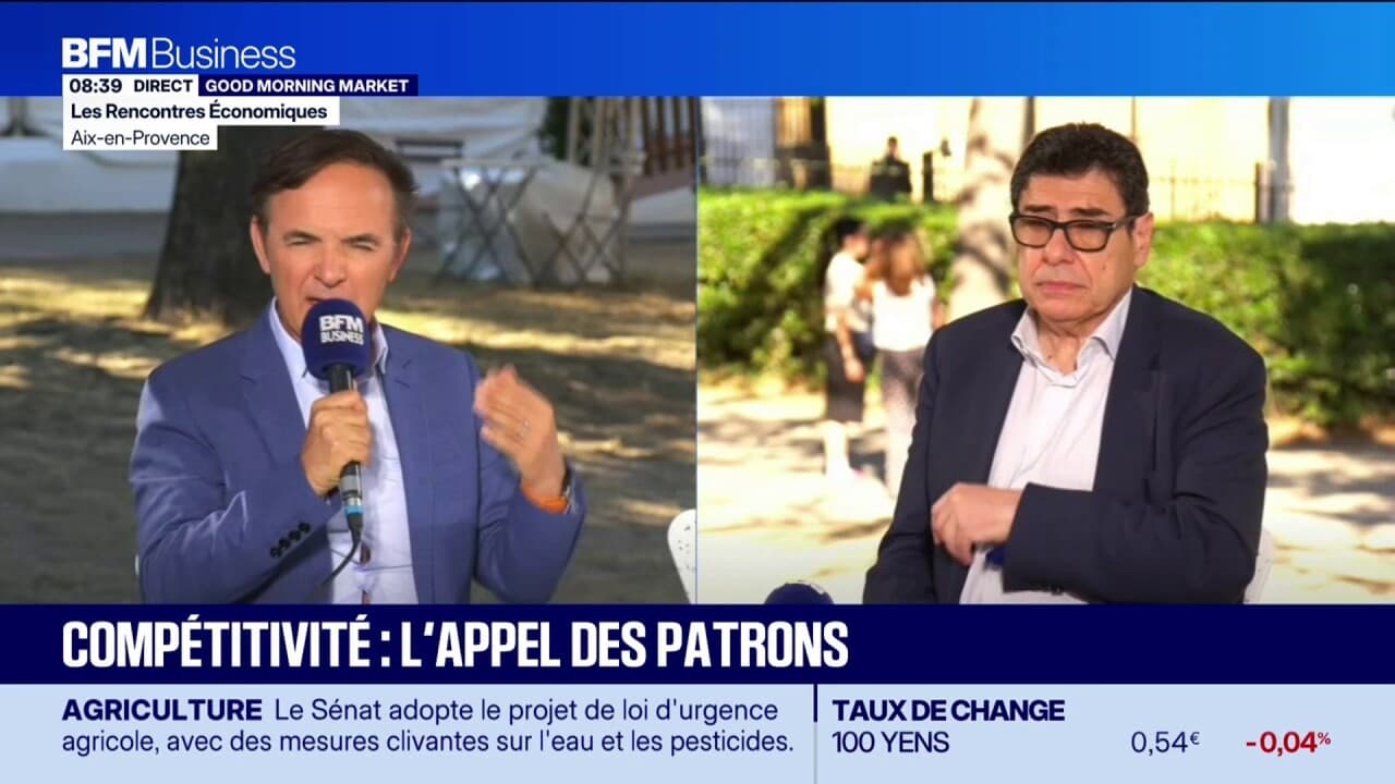 Lecornu face aux patrons à Aix
