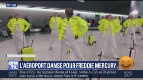 L'aéroport d'Heathrow a dansé pour Freddie Mercury