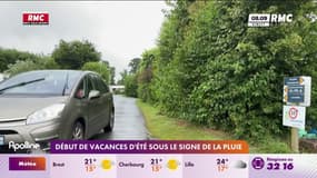 Début de vacances d'été sous le signe de la pluie