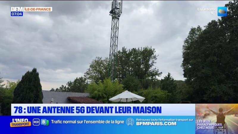 Yvelines: des habitants s'opposent au maintien d'une antenne 5G devant leur maison