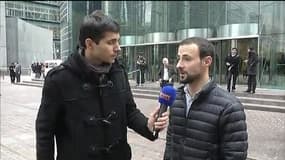 Pierre-Alber Garcias, témoin des coups de feu tirés lundi devant la Société Générale à la Défense.