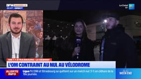 OM-Strasbourg: des supporters "déçus" par le match nul