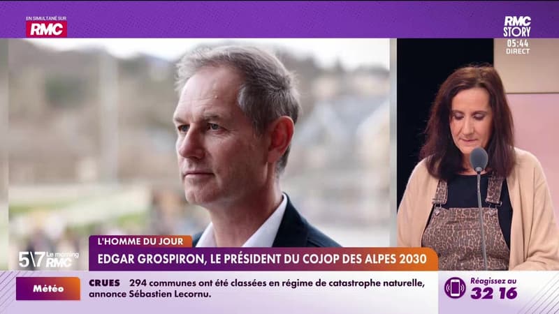 Le Portrait de Virginie Phulpin : Edgar Grospiron, le président du Cojop des Alpes 2030 - 25/02