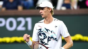 Le joueur de tennis sud-africain Kevin Anderson, à Indian Wells (États-Unis) le 12 octobre 2021