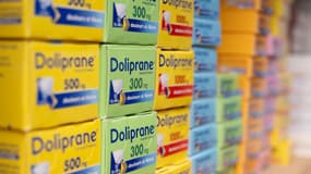 Des boîtes de Doliprane en pharmacie, le 23 octobre 2023 à Riedisheim, dans le Haut-Rhin