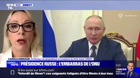 Présidence russe au Conseil de sécurité de l'ONU: "C'est une claque pour l'Ukraine", analyse Carole Grimaud, professeur en géopolitique