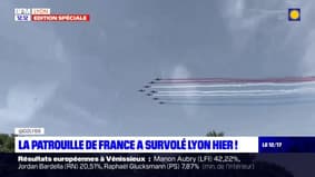 Lyon: la Patrouille de France a survolé la ville