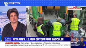 Natcha Pommet (CGT Services publics): "Il y aura encore de nombreux éboueurs en grève dans la semaine qui vient"
