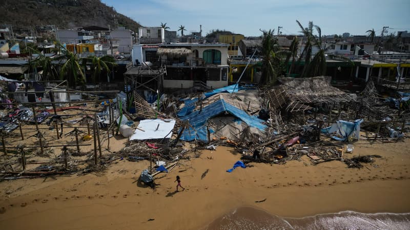 Mexique: 48 morts et six disparus après l'ouragan Otis, l'aide humanitaire se déploie lentement