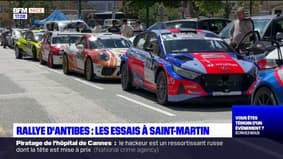 Rallye d'Antibes: les essais se sont déroulés à Saint-Martin-du-Var