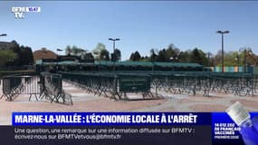 Marne-la-Vallée: l'économie locale à l'arrêt