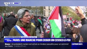 Conflit Israël-Gaza: "Le cessez-le-feu, c'est le message que doit marteler le président de la République", affirme Sandrine Rousseau