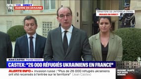 Jean Castex: "2433 enfants ukrainiens sont, d'ores et déjà, accueillis dans les écoles, les collèges et les lycées du pays"