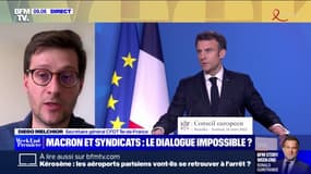 "On demande qu'il y ait une pause sur la réforme des retraites" affirme Diego Melchior, secrétaire général CFDT Île-de-France 
