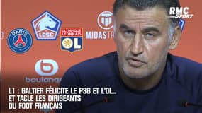 L1 : Galtier félicite le PSG et l'OL... et tacle les dirigeants du foot français