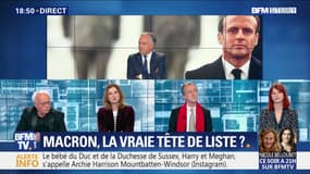 Européennes: Emmanuel Macron, la vraie tête de liste ?