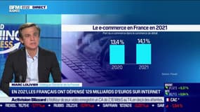 Marc Lolivier (Fevad): En 2021, les François ont dépensé 129 milliards d'euros sur Internet - 04/02