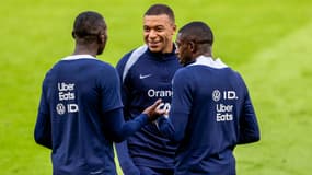 Kylian Mbappé à l'entraînement des Bleus à Paderborn le 13/06/2024