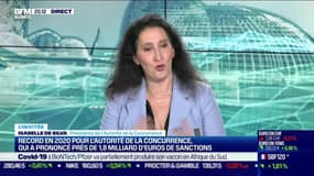 Isabelle de Silva (Autorité de la Concurrence) : Record en 2020 pour l'Autorité de la Concurrence qui a prononcé près de 1,8 milliard d'euros de sanctions - 21/07