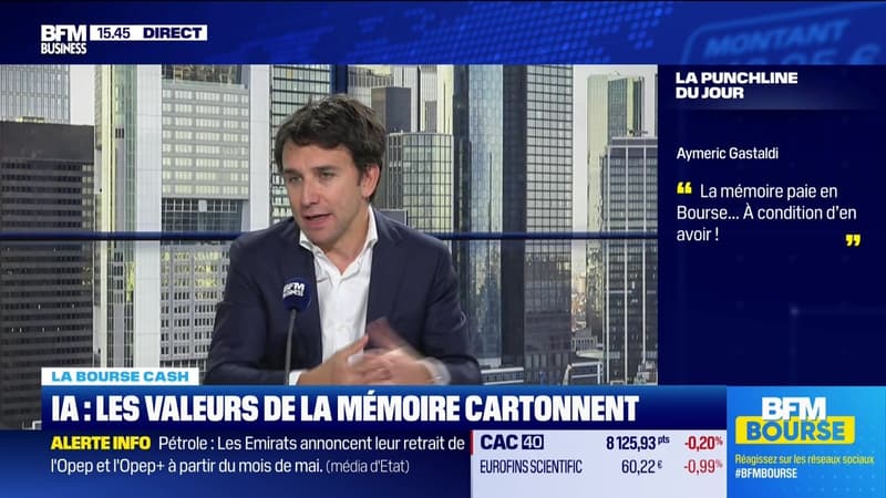 La bourse cash : « La mémoire paie en Bourse... A condition d'en avoir » - 28/04