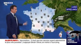 La météo pour ce lundi 08 mars 2021