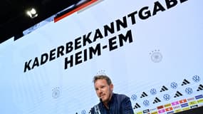 Julian Nagelsmann lors de l'annonce de sa liste des 26 joueurs retenus pour l'Euro, le 16 mai 2024.
