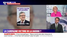 Jean-Luc Mélenchon dévoile son affiche de campagne