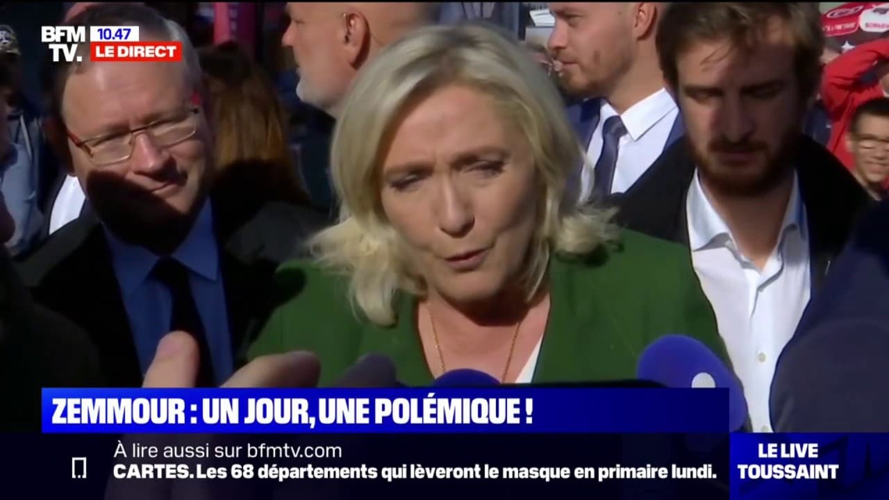 Marine Le Pen "l'élection a lieu dans 200 jours (...) il faut laisser