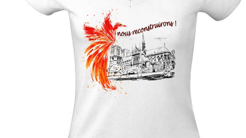 Un tee-shirt Notre-Dame