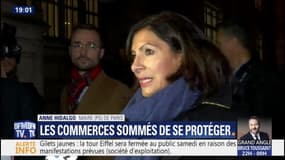 Manifestation des gilets jaunes samedi à Paris:"Il faut rehausser le niveau de sécurité", demande Anne Hidalgo