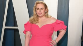 L'actrice australienne Rebel Wilson lors de Vanity Fair 2020 Oscar Party en marge de la 92e cérémonie des Oscars, le 9 février 2020.