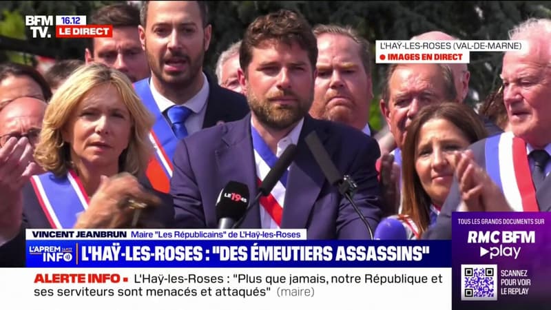 Vincent Jeanbrun, maire de L'Haÿ-les-Roses, victime d'une agression: 